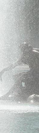 Jeux d'eau dur le bassin d'Apollon à Versailles